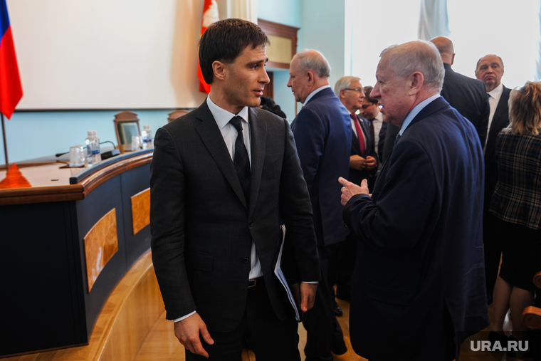 Представление врио губернатора Алексея Текслера полпредом Николаем Цукановым. Челябинск, гаттаров руслан, тефтелев евгений
