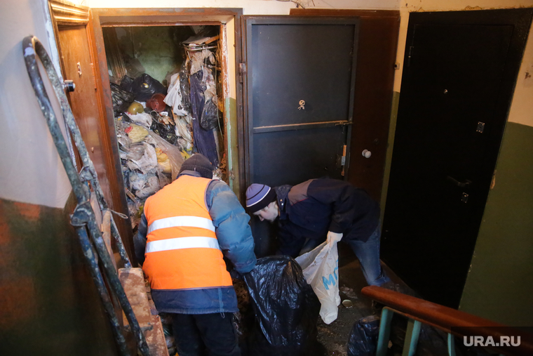 Вывоз мусора из квартиры на Крупской 43. Пермь, вывоз мусора