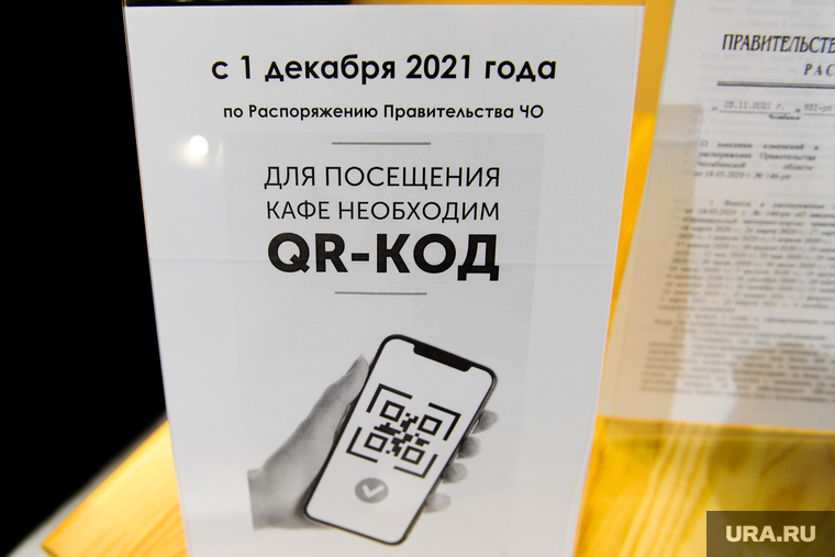 Проверка QR-кодов в кафе. Челябинск
