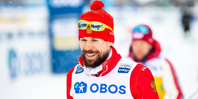 Сергей Устюгов на 0,87 секунды отстал от Йоханнеса Клебо