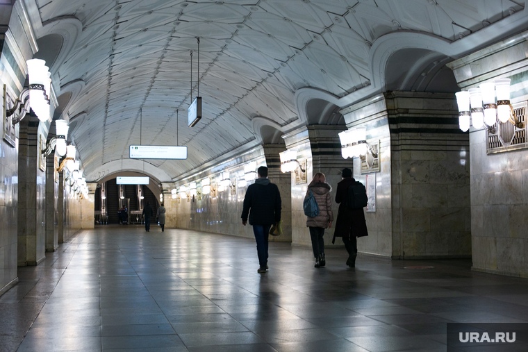 Станция "Спортивная" Московского метрополитена. Москва, метро
