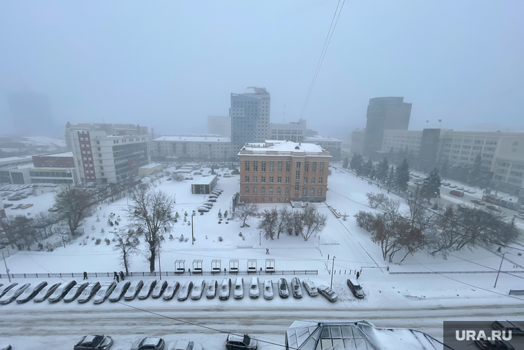 Снегопад. Челябинск