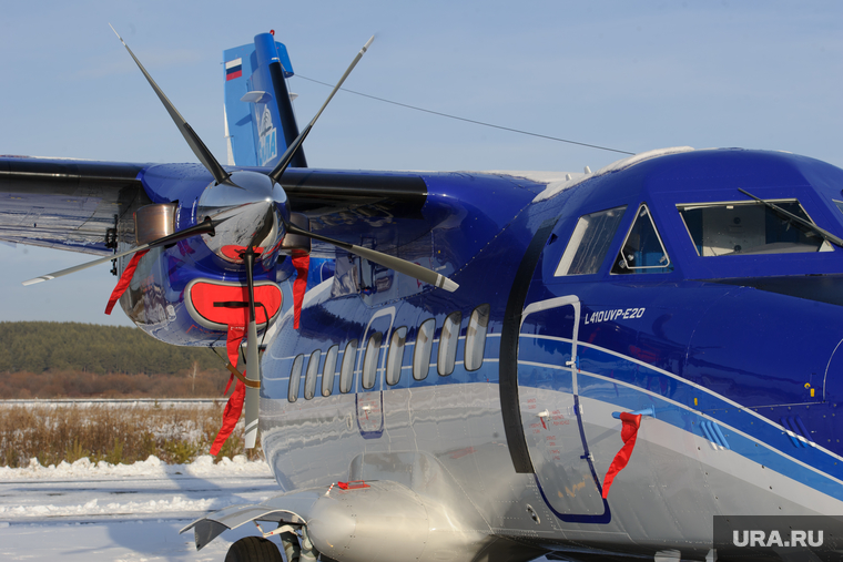Чешский самолет на УЗГА. ЕКатеринбург, винт, легкая авиация, l-410