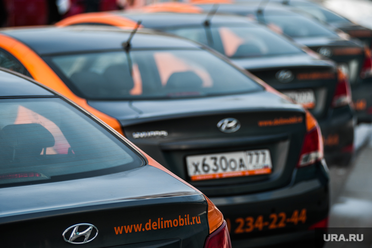 Старт работы сервиса каршеринга "Делимобиль" в Екатеринбурге , машина, hyundai, автомобиль, авто, хендай, прокат, делимобиль, каршеринг, аренда автомобиля, аренда машины