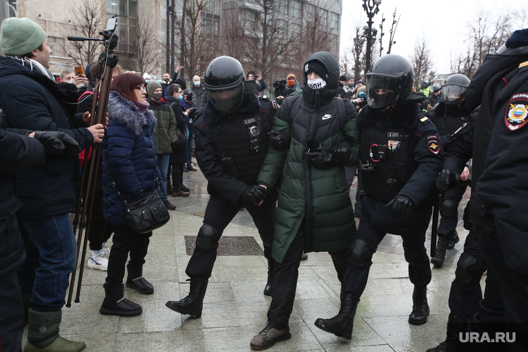 Несанкционированный митинг оппозиции в поддержку Алексея Навального. Москва, митинг, шествие, протест, несанкционированная акция, задержание, москва