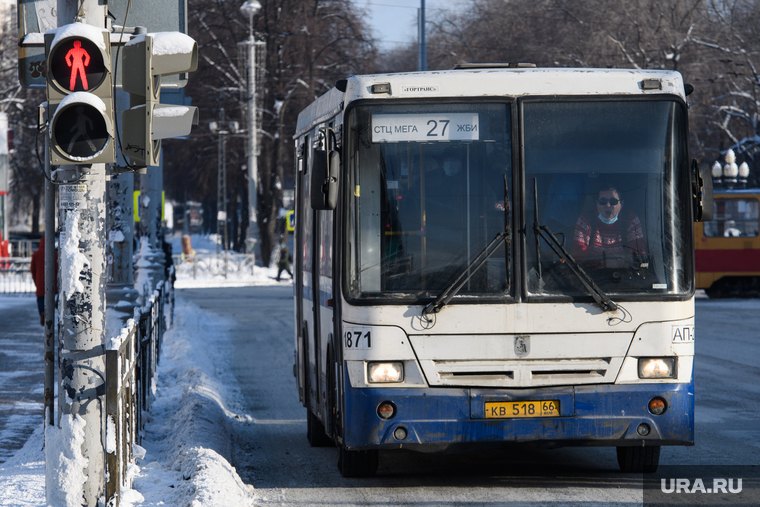 Виды Екатеринбурга, автобус, общественный транспорт, маршрут27