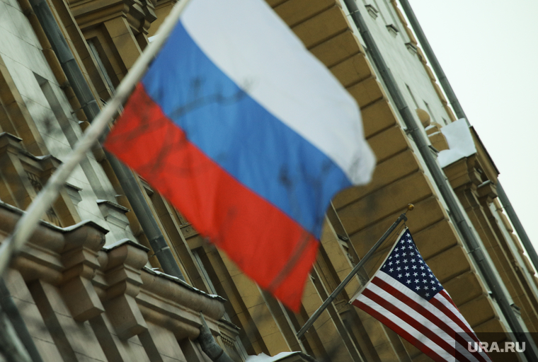 Виды, здания, министерства. Москва, россия, сша, флаг сша, флаг, флаг россии, флаг россии и сша, флаг америки