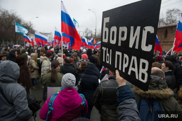 Траурное шествие памяти Бориса Немцова в Москве, шествие памяти немцова, митинг, борис ты прав