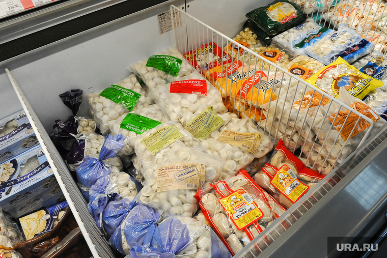 Продукты. Цены. магазин Проспект. Челябинск., пельмени