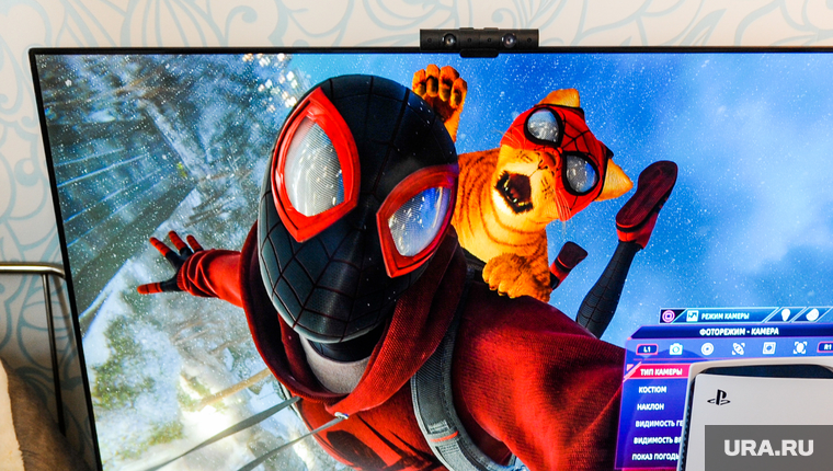 Игровая приставка SONY PS5. Челябинск, sony playstation, сони плейстэйшн, игровая приставка, человек-паук, консоль, ps5