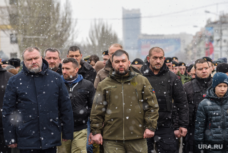 Проститься с героем приехал глава ДНР Денис Пушилин