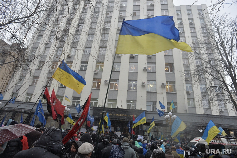 Евромайдан. Киев, флаг украины