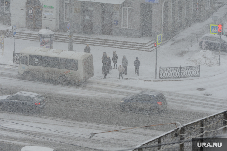 Снегопад. Челябинск