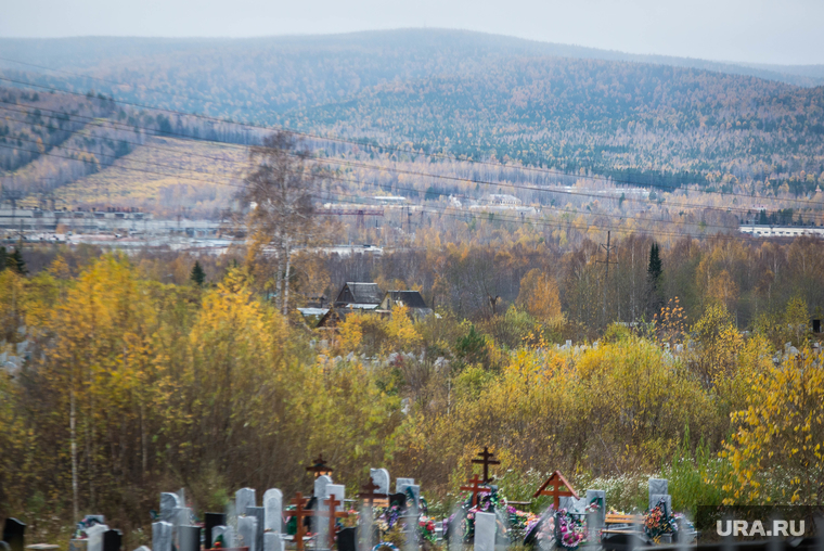 Прощание с Сашей Зыбарь и опрос жителей поселка Верх-Нейвинск, лес, кладбище, осень