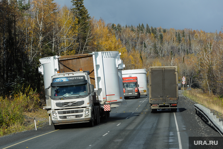Трасса М5 Дорога Челябинск, трасса м5, негабаритный груз