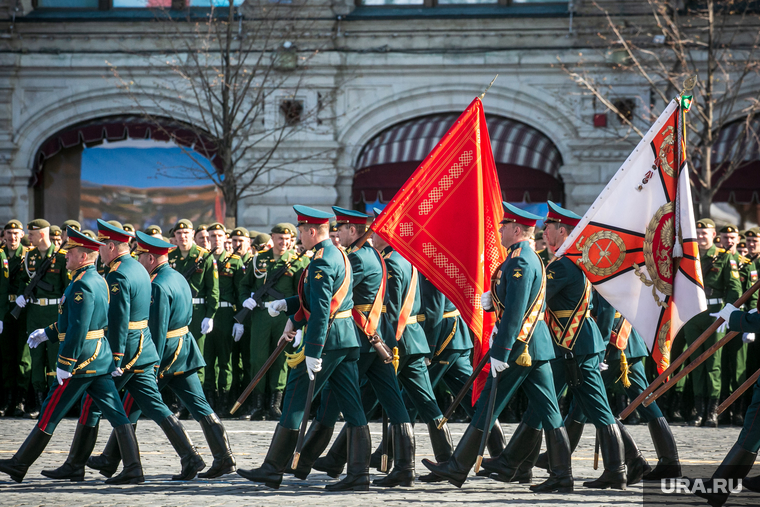 Генеральная репетиция Парада Победы 2021 на Красной площади. Москва