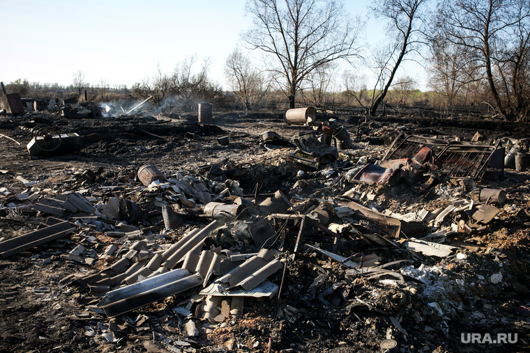 В результате ЧП, в деревне сгорели более 20 жилых домов