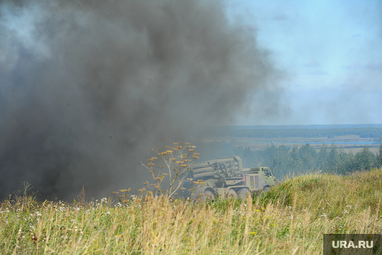Чебаркульская танковая бригада. Челябинская область., оружие, система залпового огня ураган