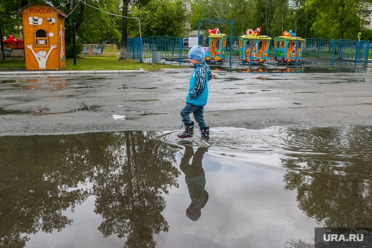 Плохое состояние городского сада. Курган