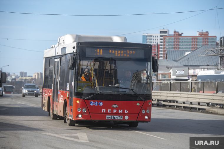 Работа общественного транспорта, Пермь, автобус, общественный транспорт