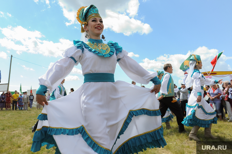 Сабантуй-2019. Троицк. Челябинская область, артисты, татары, колорит, национальный, танец, народный ансабль