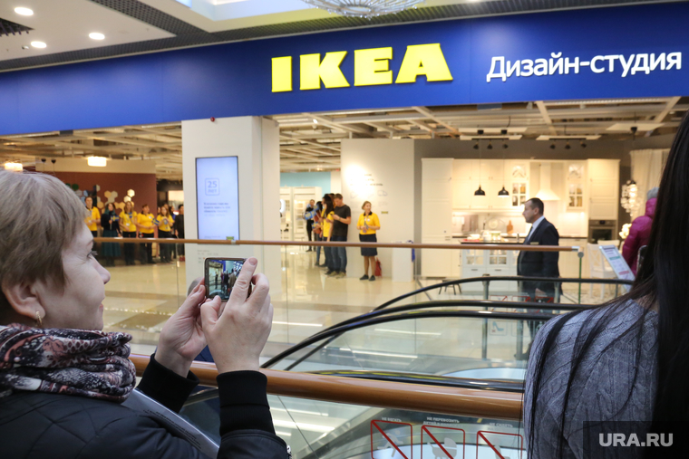 Открытие магазина "IKEA". Тюмень, ikea, икеа, снимает на телефон