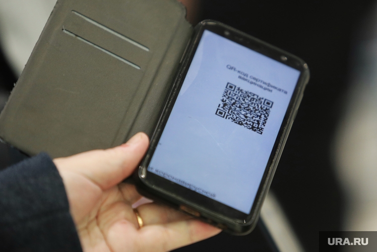 Фильтры на входе в ТРЦ. Курган, куар код, QR код