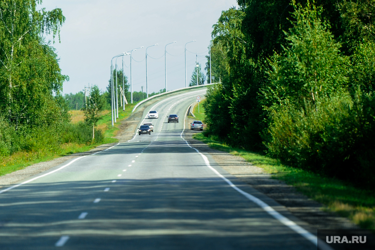 Дорога, трасса. М5. Челябинская область, трасса, дорога, автотранспорт, автомобильная дорога, поворот дороги