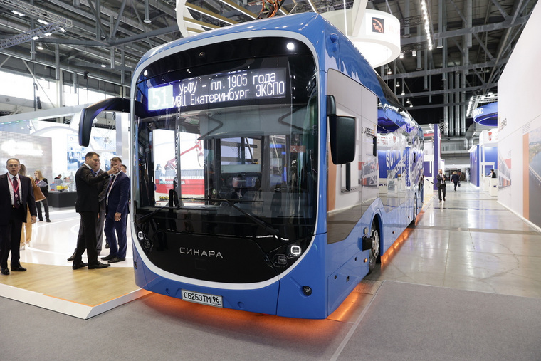 Электробус «Синары» выполнен в футуристическом дизайне