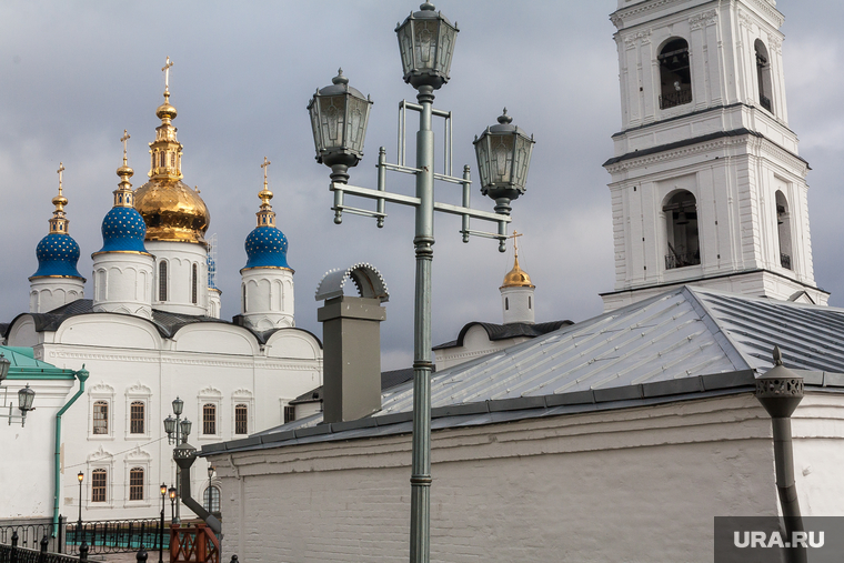 Иоанно-Введенский монастырь. Тобольск, купола храма, крест, храм, тобольск, тобольский кремль