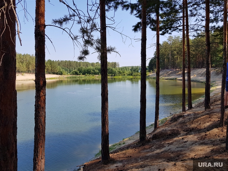 Закрытие пляжа Голубые озера. Курган , отпуск, лето, голубые озера, плавание, отдых, купание