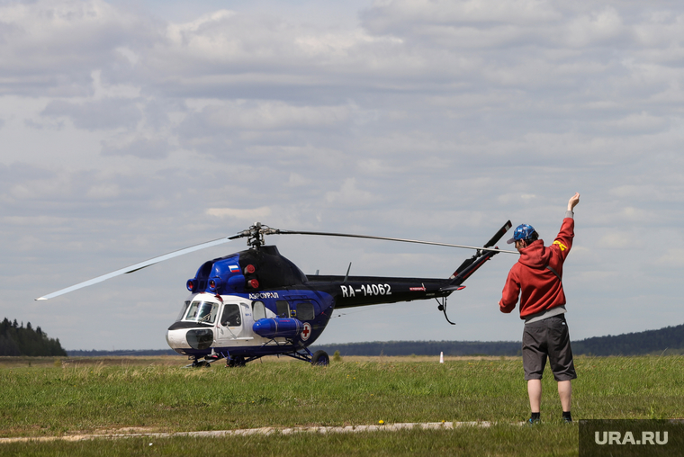 Съёмки сольного клипа Марата Чанышева, солиста группы «ПМ» на аэродроме «Грань». Нижний Тагил, вертолет, аэродром