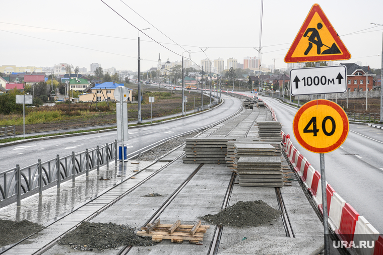 Закладка первого камня трамвайного депо линии Верхняя Пышма - Екатеринбург. Екатеринбург 