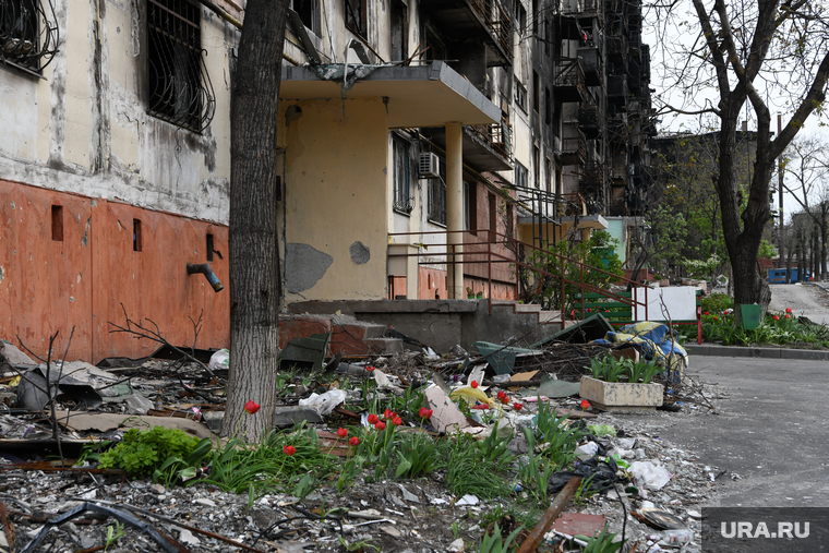 Мариуполь в период разбора завалов и осады завода Азовсталь. ДНР/Украина, последствия, украина, мариуполь, война, обстрел, сво