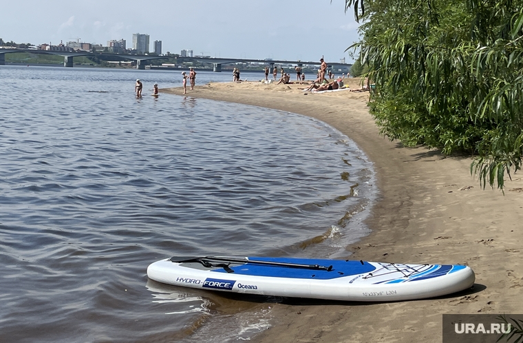 Пляжный отдых на реке Кама. Пермь, пляж, река кама, купание в реке, сапбординг, сапборд, пляжный отдых