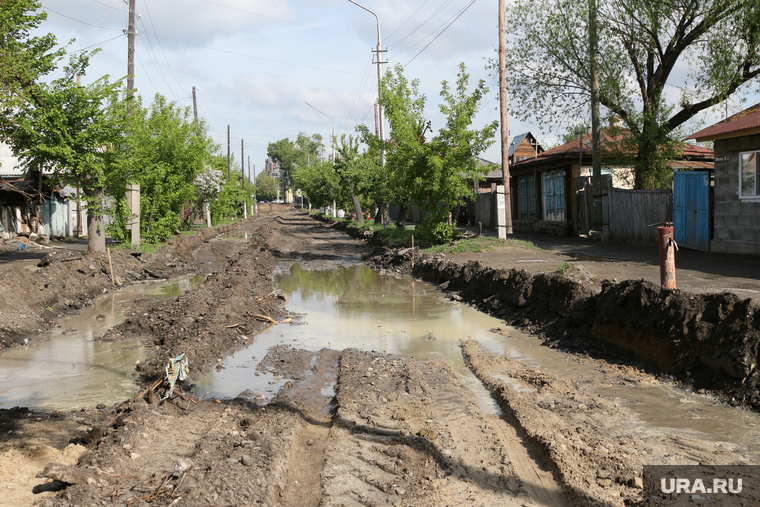 Проблемы дорожных работ
Курган, плохая дорога