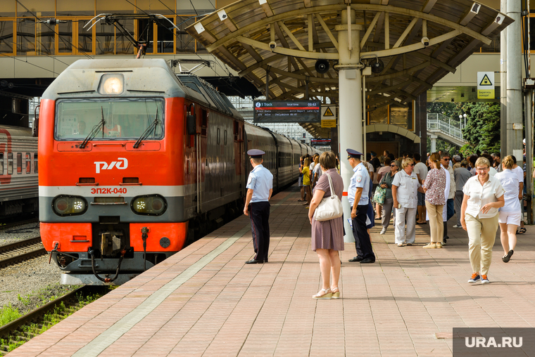 Прибытие детей из Донецка. Челябинск, вокзал, поезд, железнодорожный транспорт, трафик, полиция, пассажиры, внутренний туризм, ржд, туризм, железная дорога