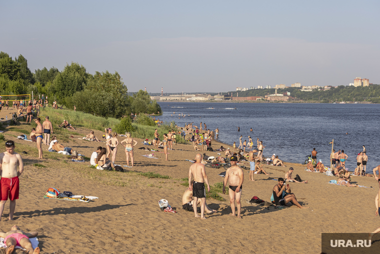 Виды Перми. г. Пермь, пляж, отдых, пермь