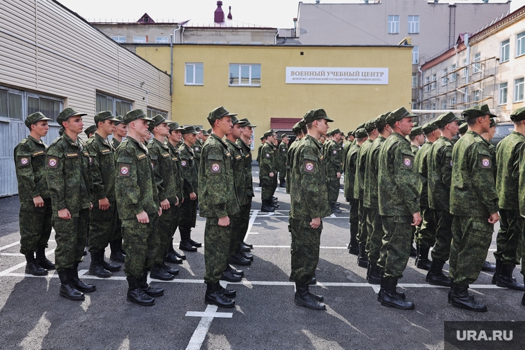 Открытие военного учебного центра в КГУ. Курган, курсанты, армия, военные, призывники, призывной пункт, военное училище, студенты, срочники, солдат, военный учебный центр, учебка, учебная часть