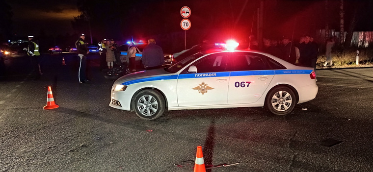 Иномарка не предоставила преимущество в движении мотоциклисту, и произошло столкновение
