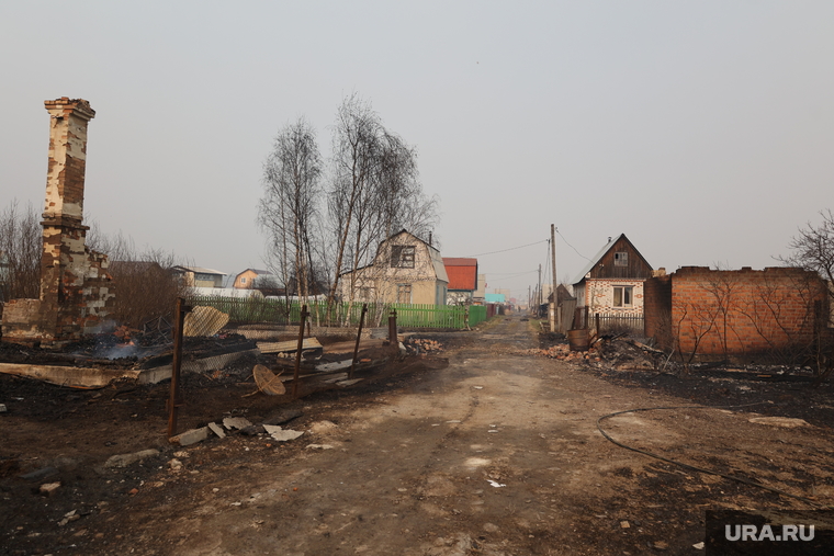 Пожар в Малиновке. Курган
