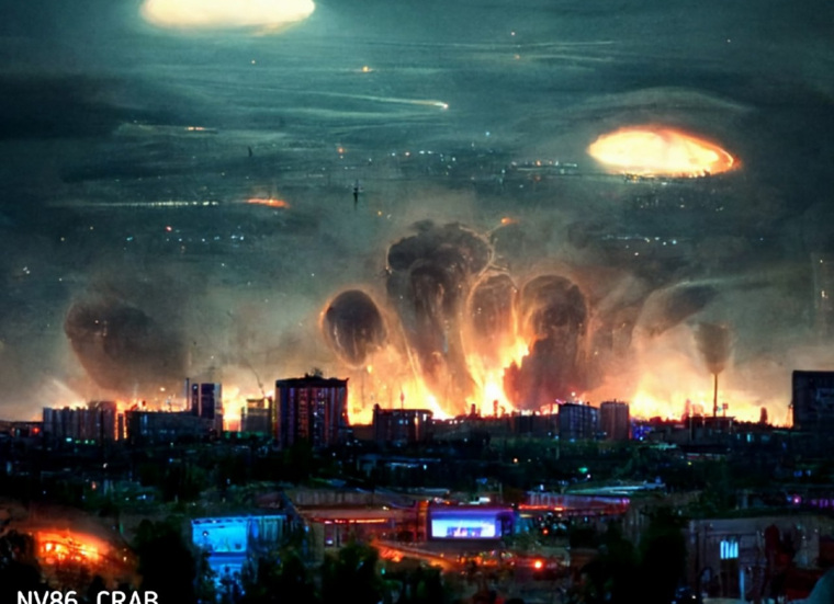 Нейросеть «дорисовала» пришествие инопланетян в Нижневартовск