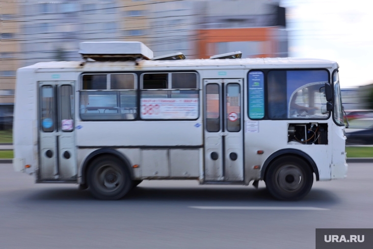 Заозерный. Автобусы. Курган, автобус, общественный транспорт