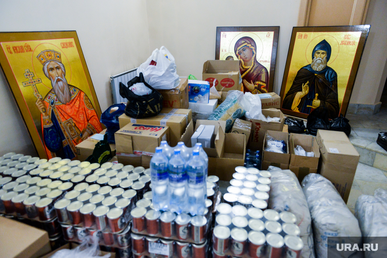 Гуманитарная помощь Донбассу. Челябинск , продукты, иконы, церковь, гуманитарная помощь донбассу