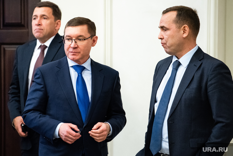 Совещание по вопросам деятельности научно-образовательных центров мирового уровня и реализации проектов по созданию современных кампусов мирового уровня пройдет на площадке полпредства. Екатеринбург, куйвашев евгений, шумков вадим, якушев владимир