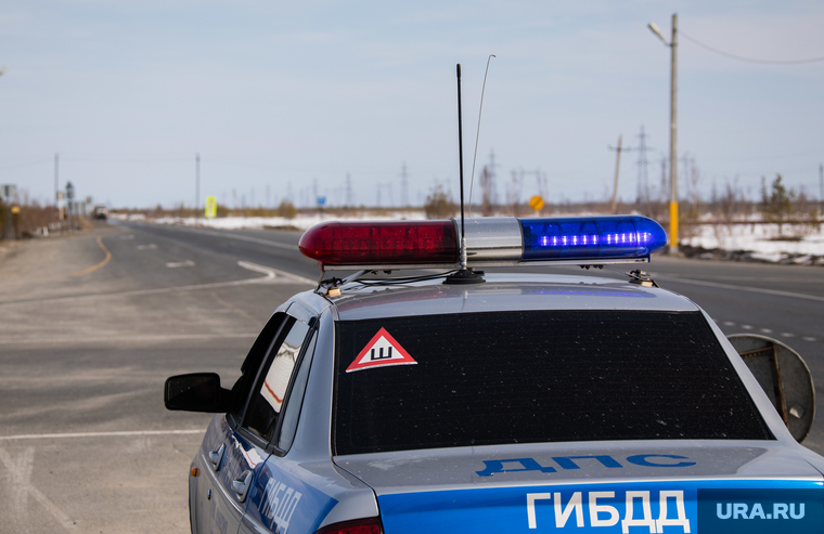Пост ДПС на трассе. Сургутский район, машина дпс, полицейская машина, полиция, гибдд, дпс