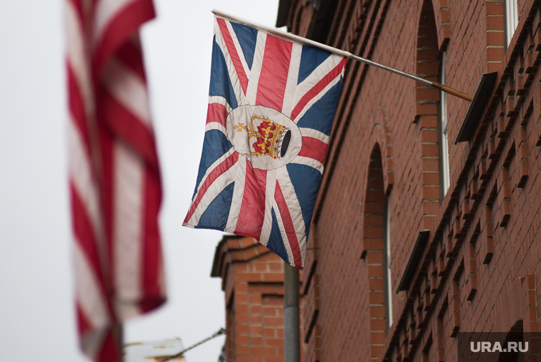 Генеральное консульство США и Великобритании. Екатеринбург, флаг великобритании