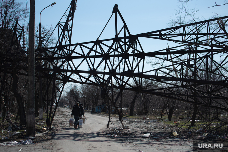 Обстановка в Мариуполе после освобождения. Украина, лэп, последствия, украина, мариуполь, война, разрушения, обстрел, сво, специальная военная операция