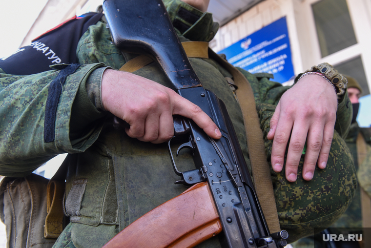 Мобилизационный пункт в Донецке. Донецк, ДНР