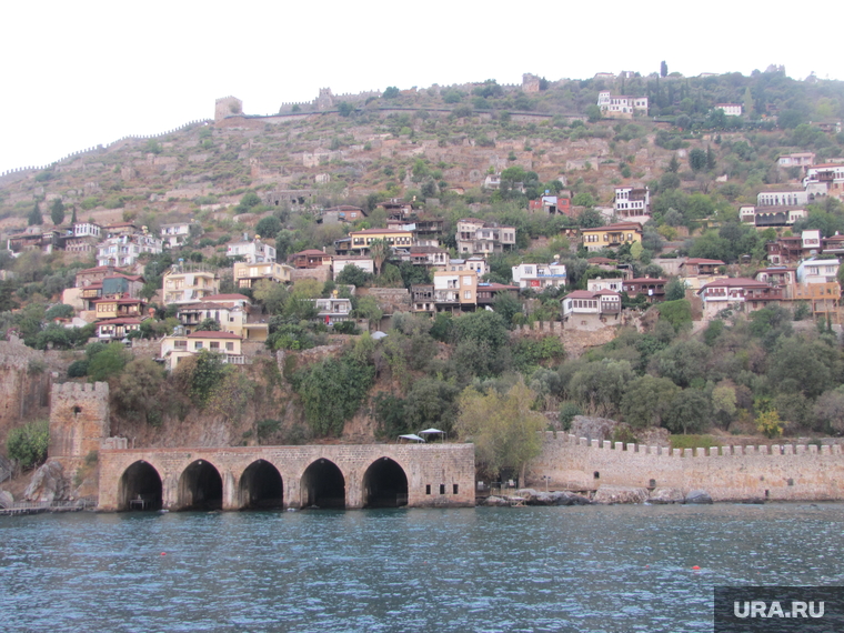 Турция, пальма, крепость